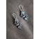 Alchemy gothic flight of airus pewter drop earrings