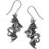 Alchemy gothic flight of airus pewter drop earrings