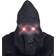 Widmann Hooded Mask Grim Reaper Black with Red Glowing Eyes