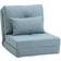 Homcom Convertible Flip Chair Sofa 23.5"