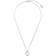 Guess Circle Lights 16-18''Pave Circle Necklace UBN03159RH