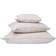 Mille Notti Lino Örngott Beige, Vit (60x60cm)
