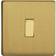 Varilight 10A 2 Way Brushed Single Switch