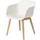 Muuto Fiber White/Oak Fåtölj 77cm