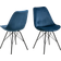 AC Design Furniture Emanuel Navy/Black Køkkenstol 85.5cm