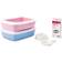 Savic Iriz Starter Kit Litter Tray 42x31x12.5cm Pink/White