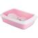 Savic Iriz Starter Kit Litter Tray 42x31x12.5cm Pink/White