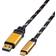 Roline USB Type A Type C han Gold 5m