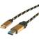 Roline USB Type A Type C han Gold 5m