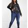 Vero Moda Curve – Mörkblå skinny jeans