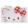 Loungefly Sanrio Hello Kitty Gingham Flap Wallet - Red/White