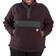 Carhartt Men's Relaxed Fit Fleece Pullover, BlackBerry Heather