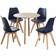 Life Interiors Round Lorenzo Dining Set 80cm 5pcs