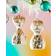 Jonathan Adler 2 Piece King & Queen Hanging Onarment Set Figurine