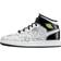 Nike Air Jordan 1 Mid SE GS - White/White/Black/Volt