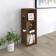 vidaXL brown Corner Engineered Book Shelf