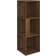 vidaXL brown Corner Engineered Book Shelf