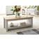 GFW Lancaster Grey & Oak Top Coffee Table