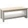 GFW Lancaster Grey & Oak Top Coffee Table