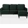 CosmoLiving by Cosmopolitan Strummer Green Sofa 81.6" 2pcs 3 Seater