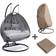 Home Deluxe Polyrattan Hängesessel TWIN