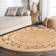 Jonathan Y RNF101A-8R Dahlia Round Jute Natural 96"