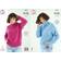 King Cole 5916 Chunky Pattern Ladies Sweaters