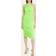 Norma Kamali Diana Dress To Knee - Neon Green