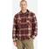 Brixton Bowery L/S Arctic Stretch Fleece Burned Red, 2XL