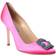 Manolo Blahnik Hangisi 105 Satin - Bright Pink