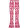 Dolce & Gabbana Printed flared trumpet leg pants pink