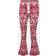 Dolce & Gabbana Printed flared trumpet leg pants pink