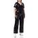 HUGO BOSS Paillettenjumpsuit Schwarz