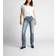 Silver Jeans Denim Womens Suki Bootcut Destructed Light L94514SJB177