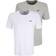 Fila Herr Brod Te/Double Pack T-shirt, Ljus White-Light Grey Melange, 5XL, Ljusgrå melerad