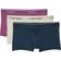 Calvin Klein Micro Stretch Low Rise Trunks 3-Pack Amethyst/Silver Birch/Midnight Navy 40"-42"