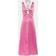 Ganni Double Satin Halterneck Dress Kvinde Maxi Kjoler hos Magasin Wild Orchid