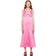 Ganni Double Satin Halterneck Dress Kvinde Maxi Kjoler hos Magasin Wild Orchid