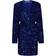 ROTATE Birger Christensen Sequin Wideshoulder Wrap Dress Dam Korta