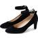 Gabor Buckle Heeled Court Shoes GAB36502 322 694