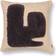 Ferm Living Lay Coussin de Décoration Complet Beige, Marron, Blanc (50x50cm)