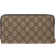 Gucci Marmont Zip Around Wallet - Beige/Black