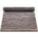 Rug Solid Alfombra Leather 65x135 cm Wood (Marrón) Marrón cm