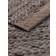 Rug Solid Alfombra Leather 65x135 cm Wood (Marrón) Marrón cm