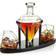MikaMax Deluxe Diamond Decanter Set Whiskeykaraffel 3stk 0.85L