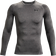 Under Armour Men's Heatgear Long Sleeve Top - Carbon Heather/Black