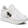 Karl Lagerfeld Freizeit Schnürer weiss Low-Top Sneaker