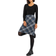 Roman Check Print Textured Mini Skirt - Royal Blue