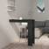 vidaXL Wall Black Engineered Wood Bar Table