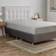 Silentnight Cotton Rich 180 Thread Count Fitted Bed Sheet Silver, White, Grey